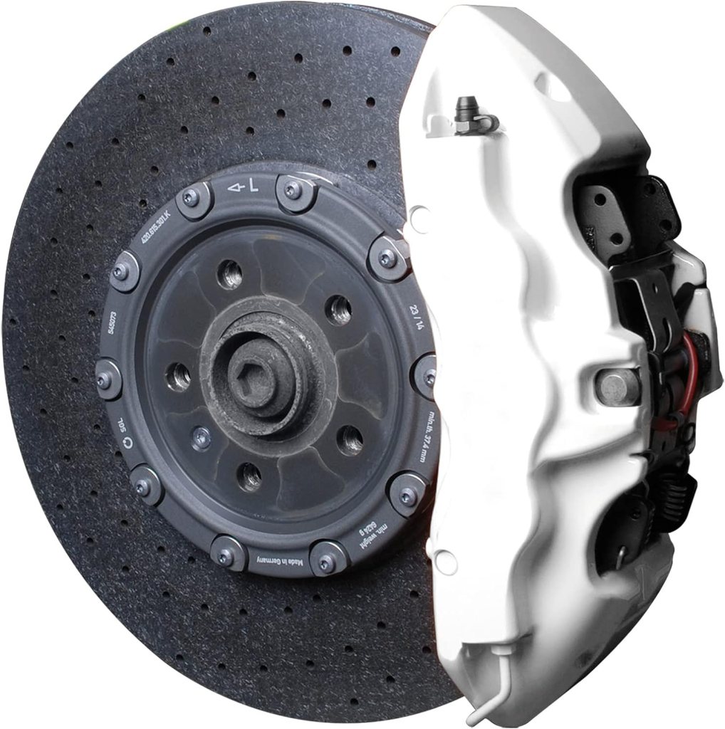 Peinture étriers de frein tesla blanc à Lille detailing et personnalisation 