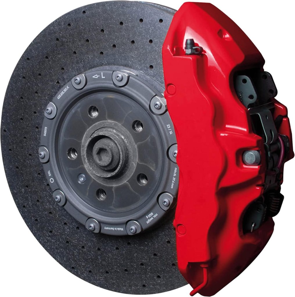 Peinture étriers de frein rouge audi Rs à Lille detailing et personnalisation 